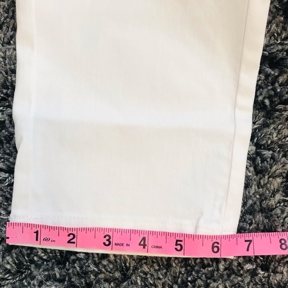 Jessica London White Jeans pants Stretch Size 12W New With Tags - Picture 8 of 15